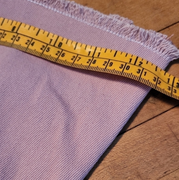 Mauve Pink Button Fly Flare High Rise Jean - Picture 10 of 11